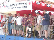 Events Square Stage, Falmouth International Shanty Festival '09